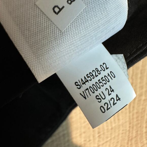 Banana Republic Tencel Linen Wide Leg Pant Black 12 Style 445928 - Picture 8 of 11